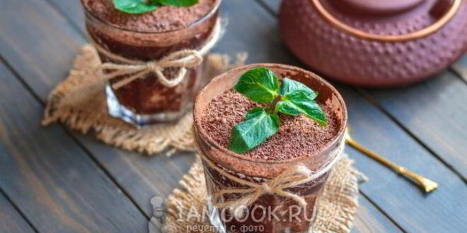Рецепт тирамису в стакане