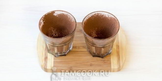 Рецепт тирамису в стакане