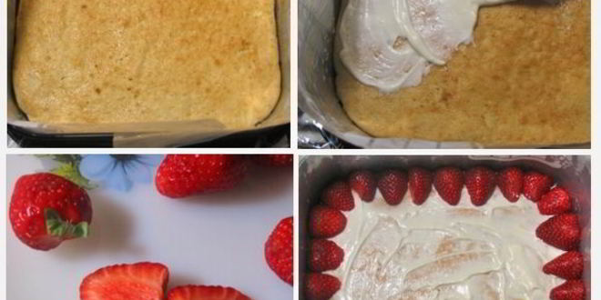 Рецепт торта-тирамису с клубникой и шампанским