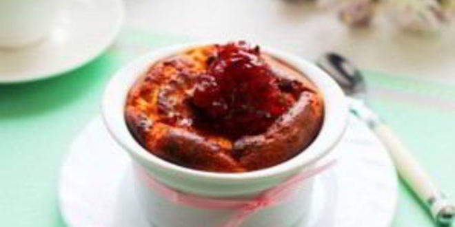 Рецепт творожно-ягодного пудинг