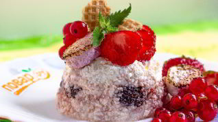 Рецепт Творожного десерта с маршмеллоу