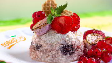 Рецепт Творожного десерта с маршмеллоу