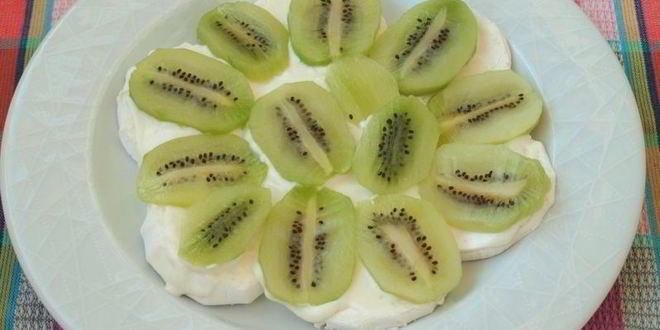 Рецепт десерта иза зефиры с фруктами