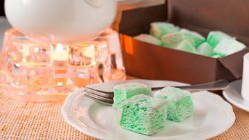 Рецепт Домашних мятных маршмеллоу