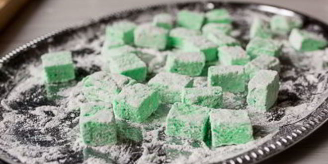 Рецепт домашних мятных маршмеллоу