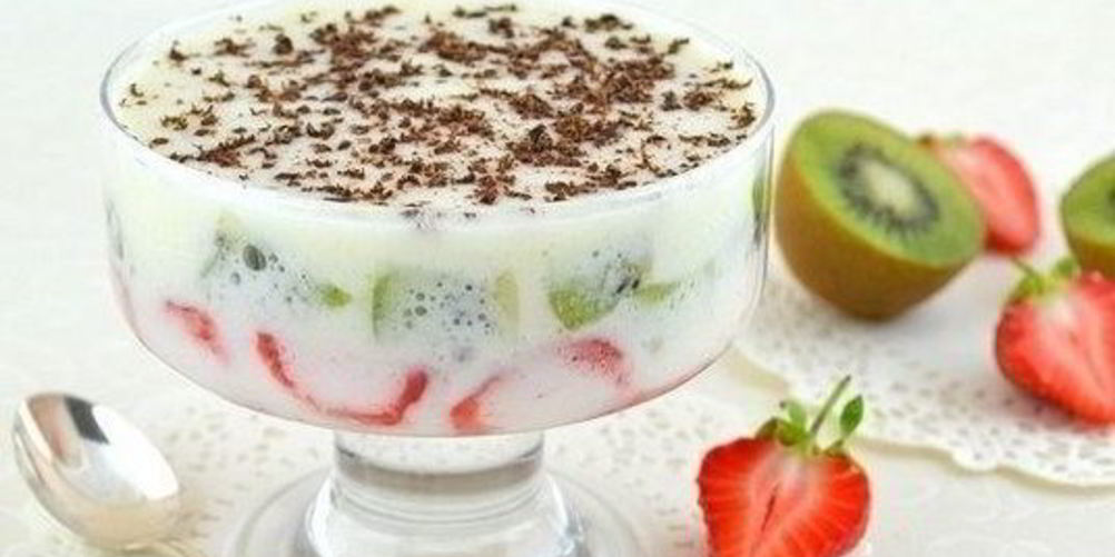 Как приготовить фрукты в зефирном креме