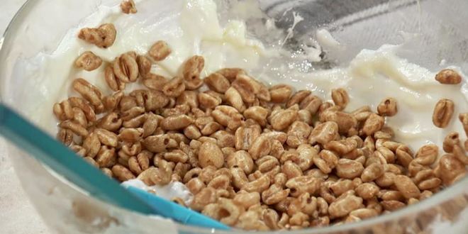 Рецепт топленого маршмеллоу с воздушной пшеницей