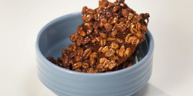 Рецепт топленого маршмеллоу с воздушной пшеницей