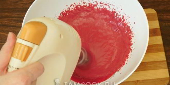 Рецепт вишневого зефира на агар-агаре