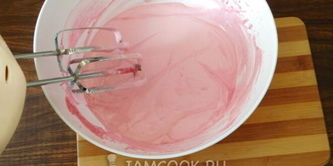 Рецепт вишневого зефира на агар-агаре