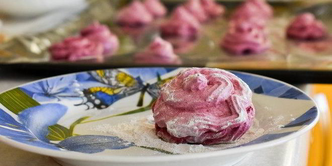 Рецепт зефира из ежевики