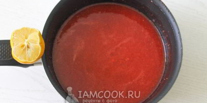 Рецепт зефира клубничного