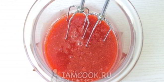 Рецепт зефира клубничного
