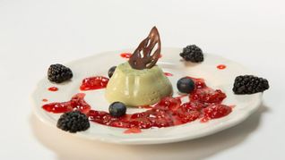 Рецепт Зеленой панны-котты