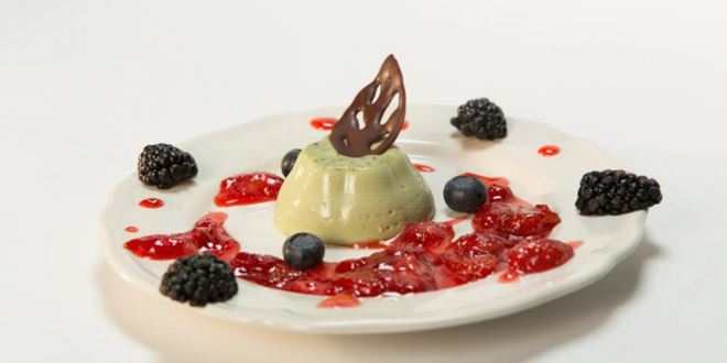 Рецепт зеленой панны-котты