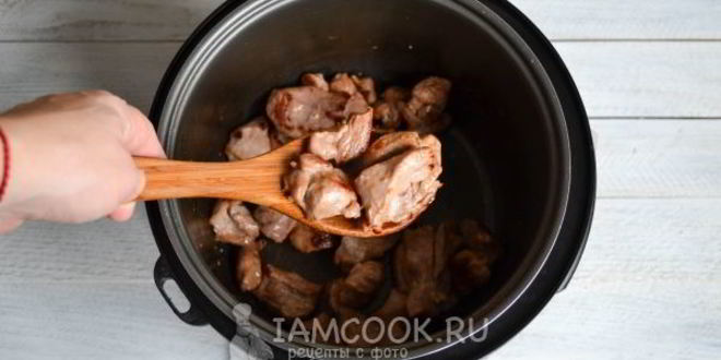 Рецепт азу из индейки в мультиварке