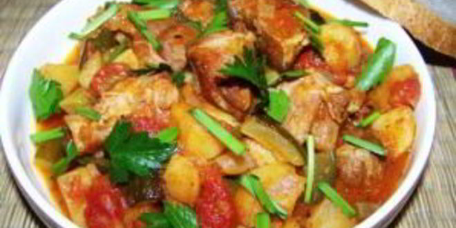 Рецепт азу по-татарски с говядиной