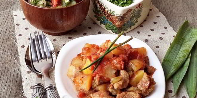 Рецепт азу по-татарски в горшочках