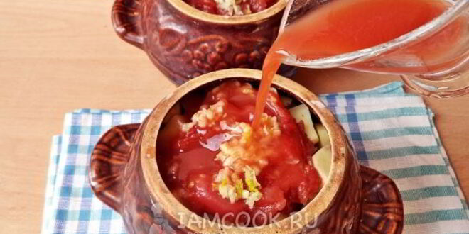 Рецепт азу по-татарски в горшочках