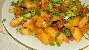 Рецепт Азу по-татарски в мультиварке