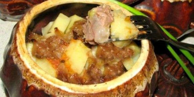 Рецепт азу в горшочках