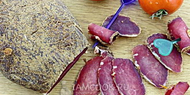 Рецепт бастурмы армянской