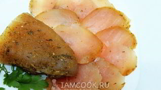 Рецепт Бастурмы из куриной грудки