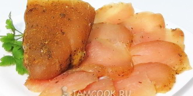 Рецепт бастурмы из куриной грудки