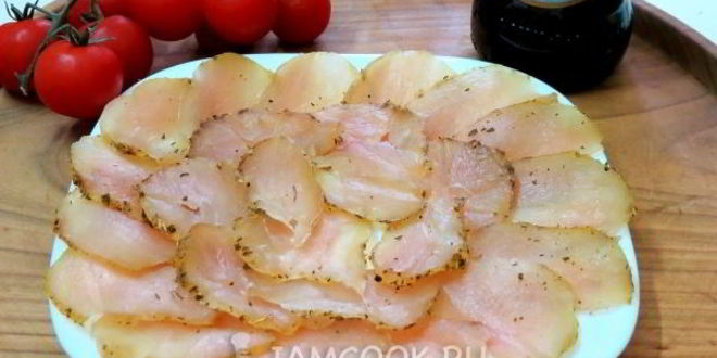 Рецепт бастурмы из куриной грудки