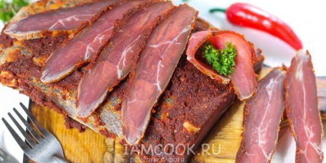 Рецепт бастурмы из лосятины