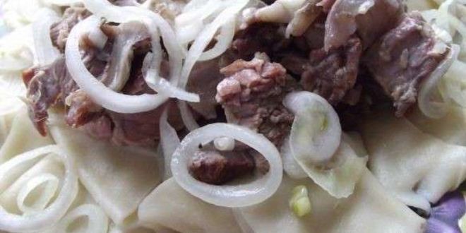 Рецепт бешбармака из говядины