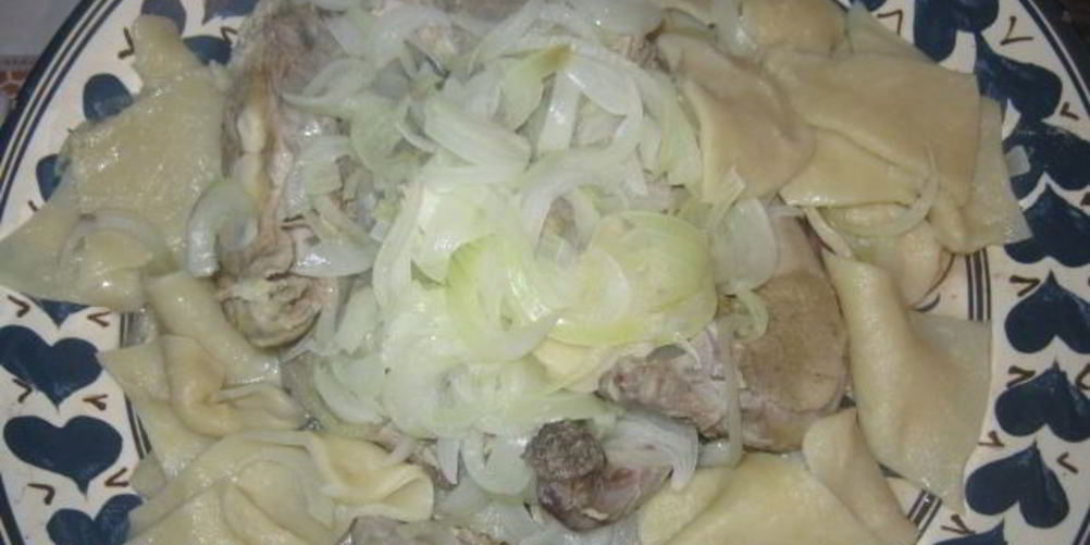 Как приготовить бешбармак из гуся