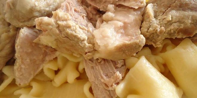 Рецепт бешбармака из свинины