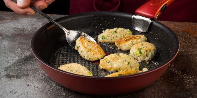 Рецепт биточков из киноа с цветной капустой и укропом