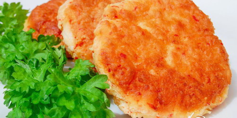 Как приготовить биточки из крабовых палочек