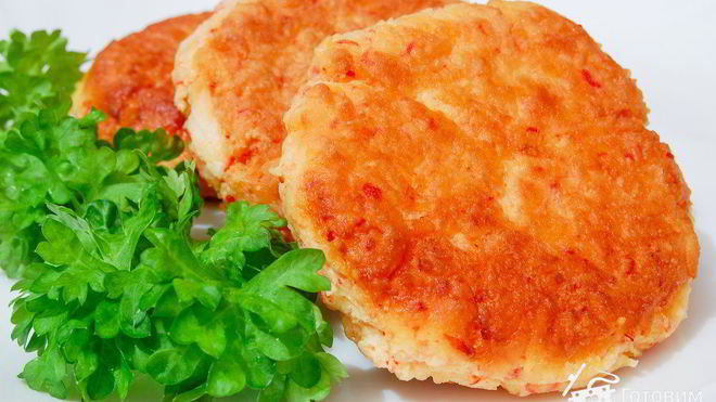 Рецепт Биточков из крабовых палочек