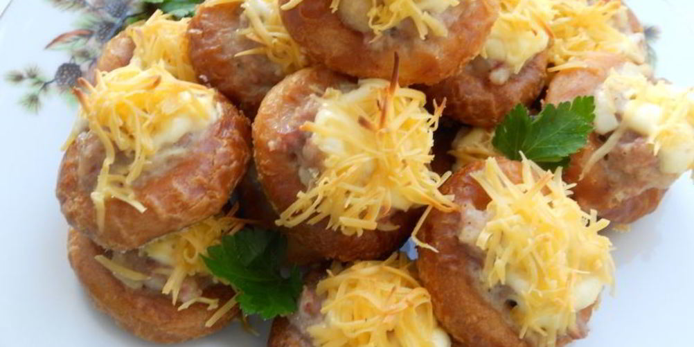 Как приготовить бублики фаршированные мясом