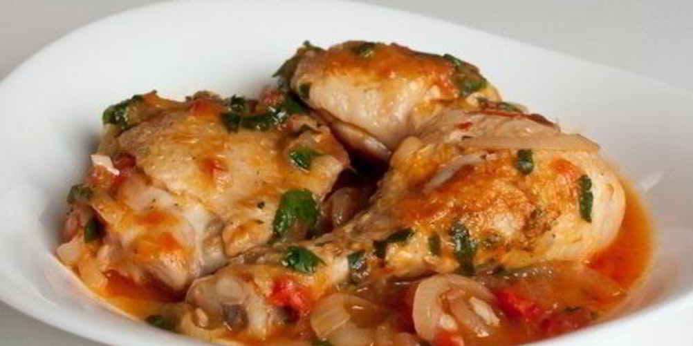 Как приготовить чахохбили из тушеной курицы