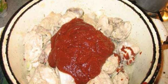 Рецепт чахохбили с куриной грудки