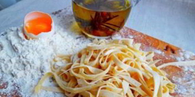 Рецепт домашней лапши на желтках