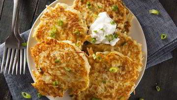 Рецепт Домашних картофельных драников к завтраку