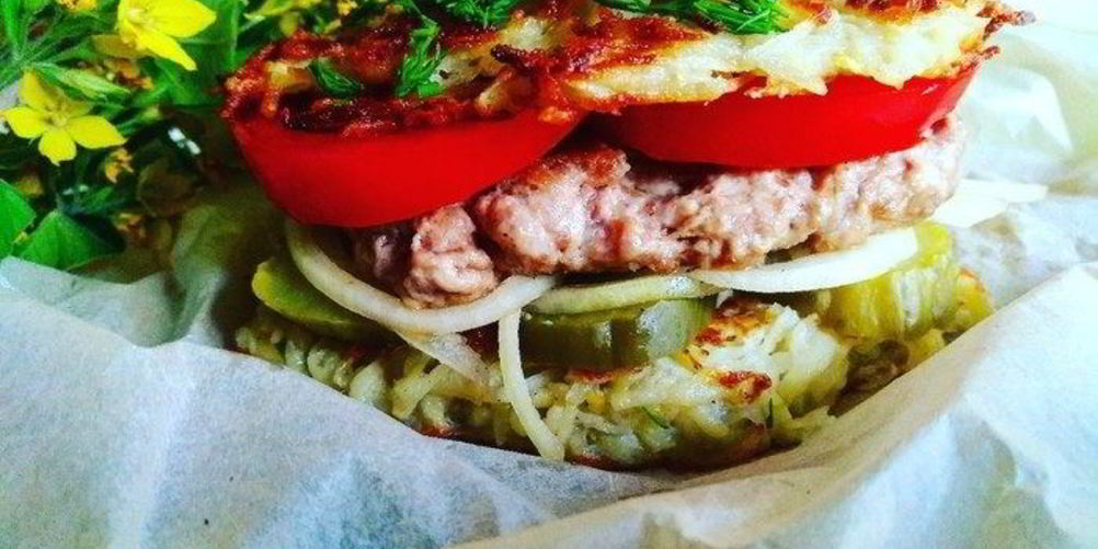 Как приготовить драника-бургера