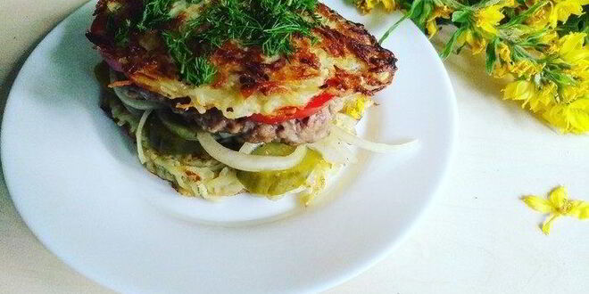 Рецепт драника-бургера