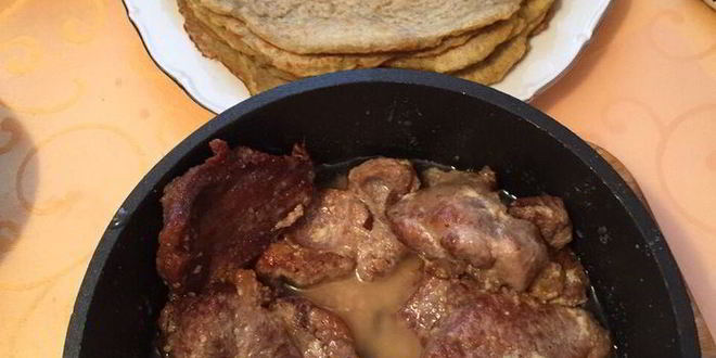 Рецепт драника из картофеля со свининой