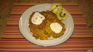 Рецепт Драников из тыквы с укропом