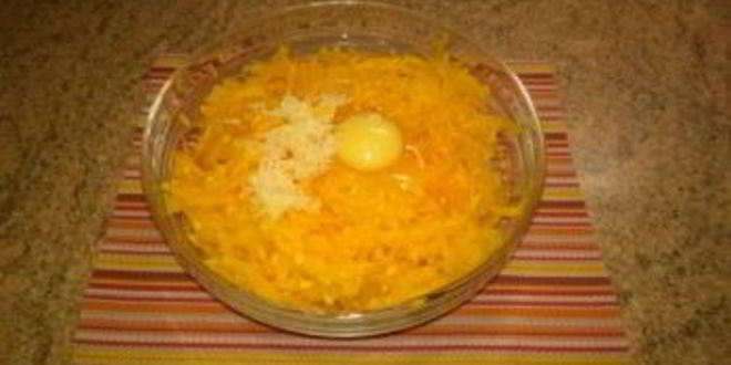 Рецепт драников из тыквы с укропом