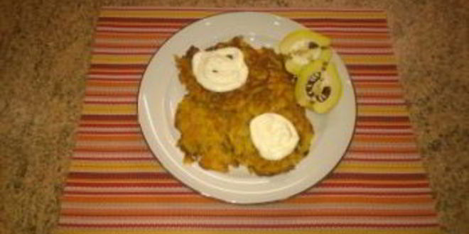 Рецепт драников из тыквы с укропом