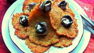 Рецепт Драников морковно-картофельные с килечкой