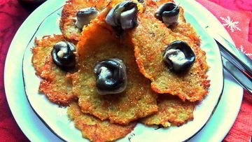 Рецепт Драников морковно-картофельные с килечкой