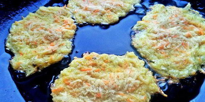 Рецепт драников морковно-картофельные с килечкой